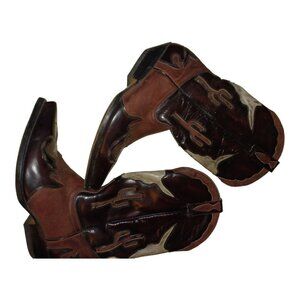 SAN DIEGO BOOTS Vintage Men's Black  Western Boots 10 D